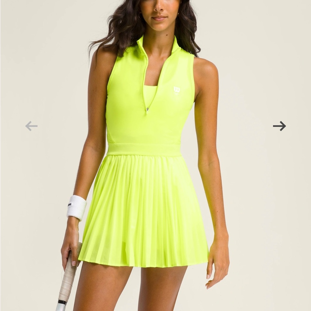 Wilson Yellow Winning Tennis Dress